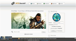 Desktop Screenshot of mtgbarato.com